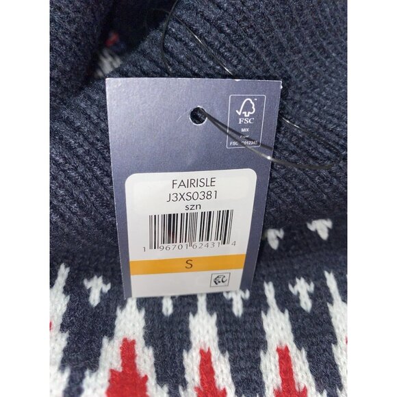 Tommy Hilfiger Women Small Fair Isle Turtleneck Sweater Multicolor - Picture 4 of 9